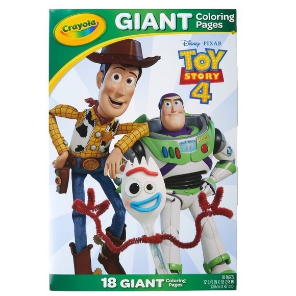 Crayola | Toys | Left New Crayola Disney Toy Story 4 Giant Coloring ...